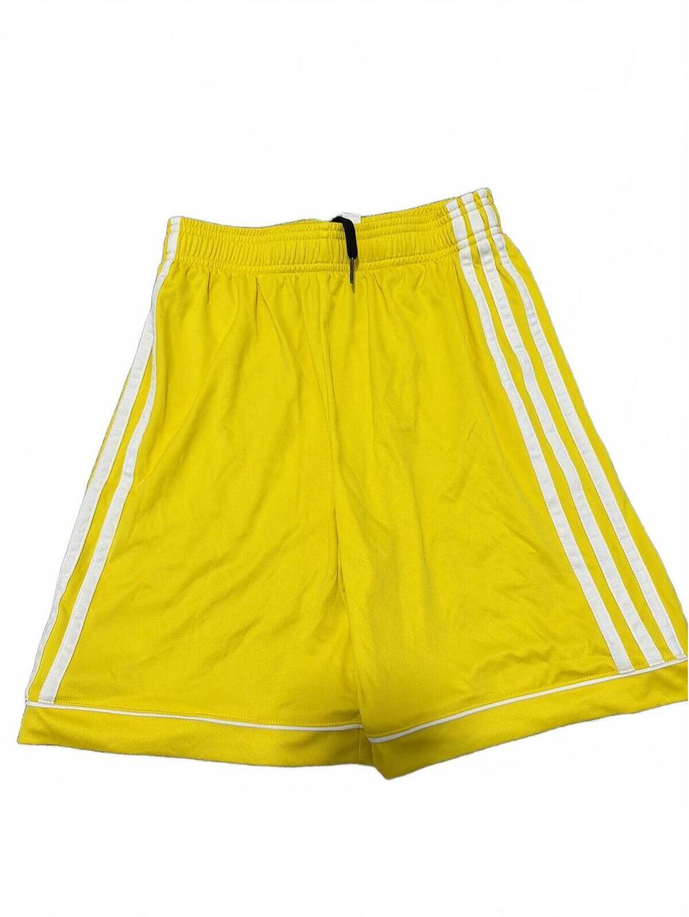 Adidas Boys Yellow unning Athletic Shorts Size Large 13/14